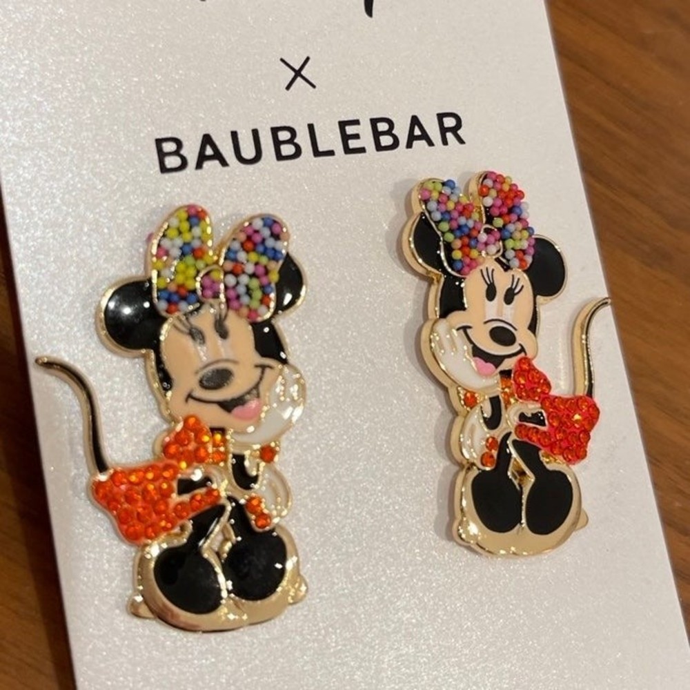 DISNEY Baublebar Minnie Mouse Earrings - Picture 2 of 4